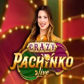 Live Casino logo of Crazy Pachinko from Evolution at Slotrize Casino