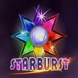 Starburst game by NetEnt – logo hosted on Slotrize Casino